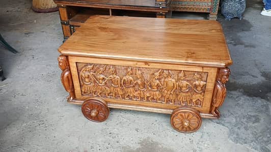 Sagwan wood antique cabinets kashmiri work cabinet solid wood  Vintage