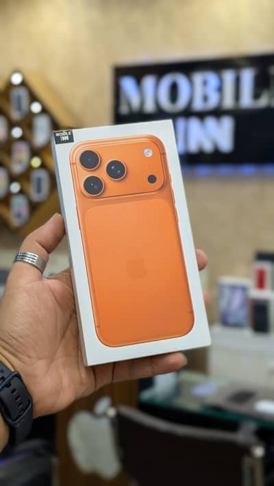 Box Pack Apple Iphone 17 Pro 256GB Dual E-SIM Orange Factory Unlock