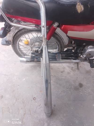 Cd 70 Super power bike genin silenser