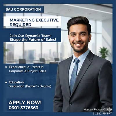 Marketing executive