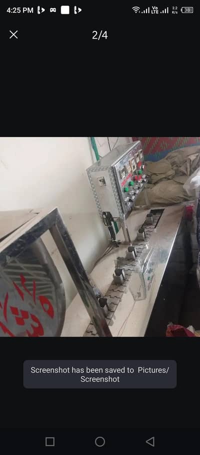 Juice packing machine for 200 ml