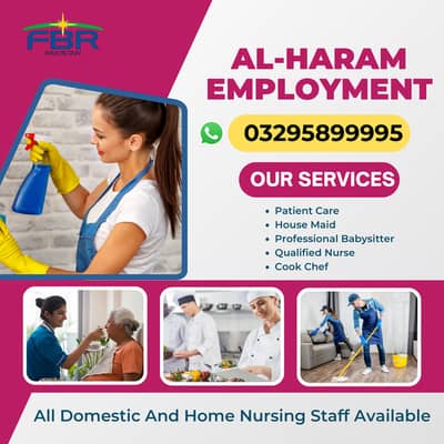 House Maids , Babysitter , Patient Care , Nurse , Driver, Maids, Cook
