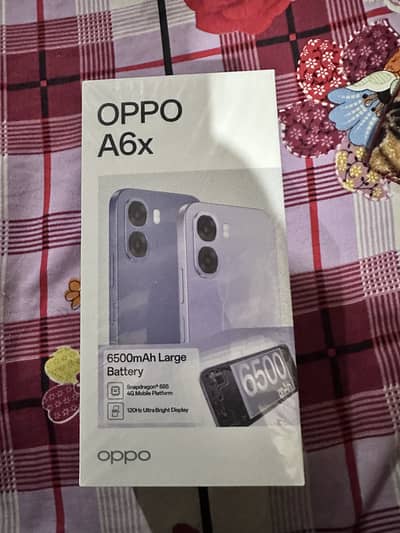 Oppo A6x 8/128 only box open not open I like a new no sim use