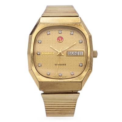 Rado Voyager Automatic Golden 35mm Watch Ref. 636.3260. 2