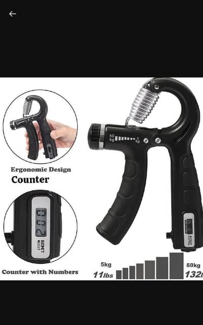 Hand Gripper With Counter