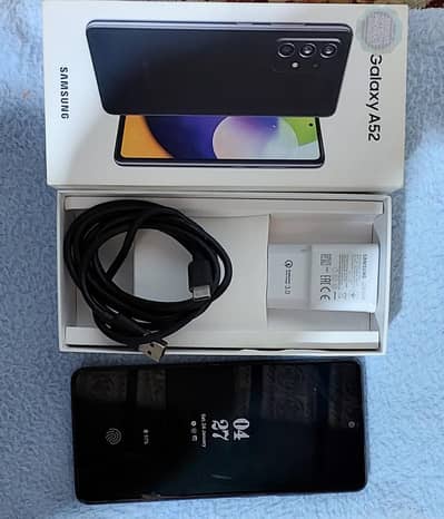 Samsung a52 Full Box Pta Approved