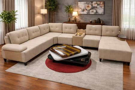 Sofa set with day bed