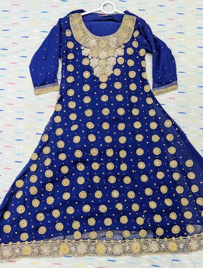 3 piece used chiffon dress