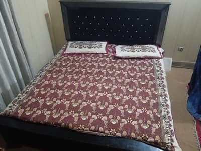 Double Bed With Mattress for Sale