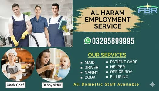 House Maids , Babysitter , Patient Care , Nurse , Driver, Maids, Cook