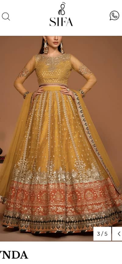 Mehndi lehnga/ bridal wear/ wedding wear/formals