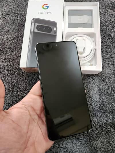 Google pixel 8 pro  12+256gb with complete 0301/3566/099 my Whatsapp