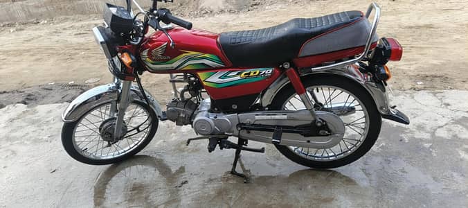 Honda CD 70  2023 model lush condition