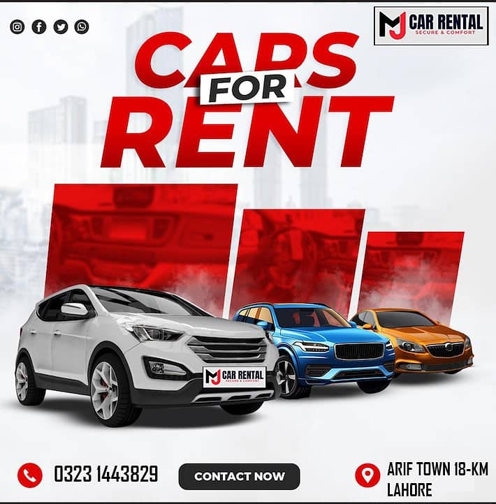 With Driver Rent A Car Daily, Weekly, Monthly - Car Rental Services ...