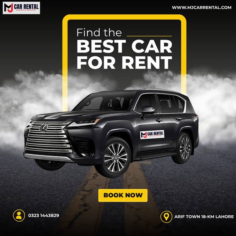 With Driver Rent A Car Daily, Weekly, Monthly - Car Rental Services ...