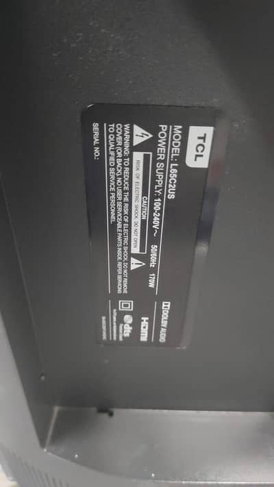 i am saleing TCL 65 inch LED