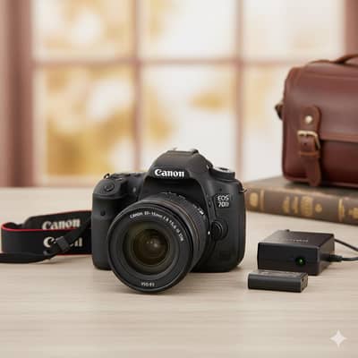 Canon EOS 70D DSLR | 18–135mm IS STM Lens I