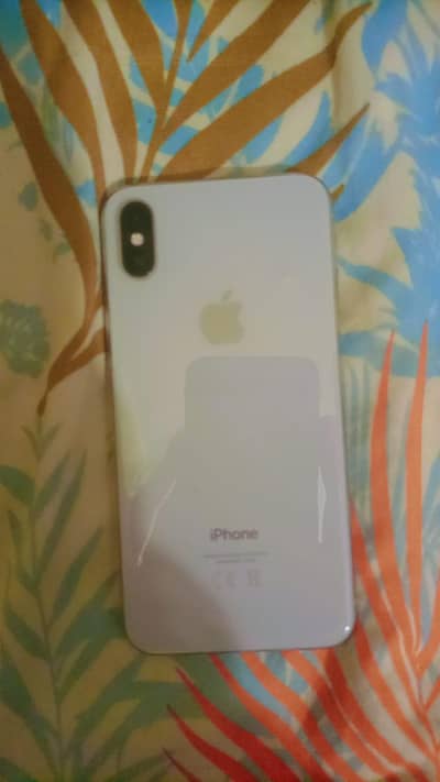 I phone x 256 storage white color