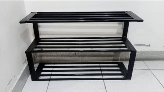 Multipurpose Rack. 3 tier Iron shoe Rack & Stotage Rack.