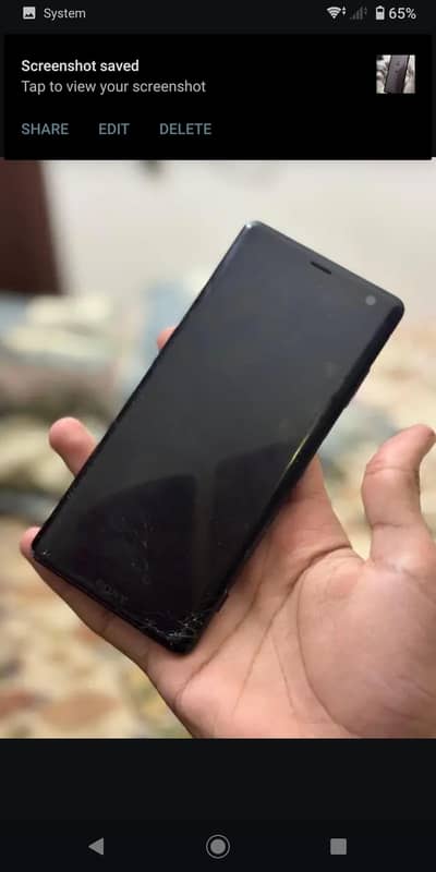 Sony Xz 3 non pta 6gb 64gb only glass crack Hai nachai sa
