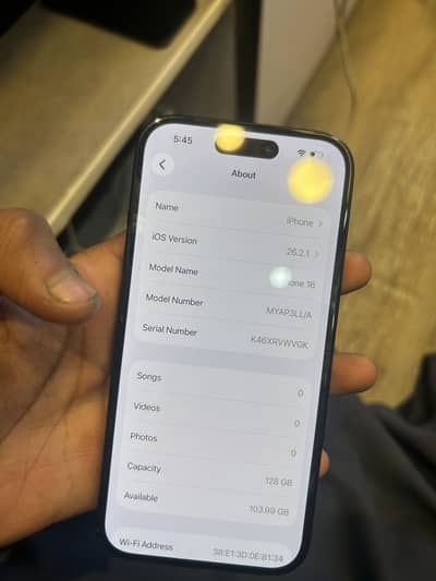 iPhone 16 jv 128 gb codition 10 by 10