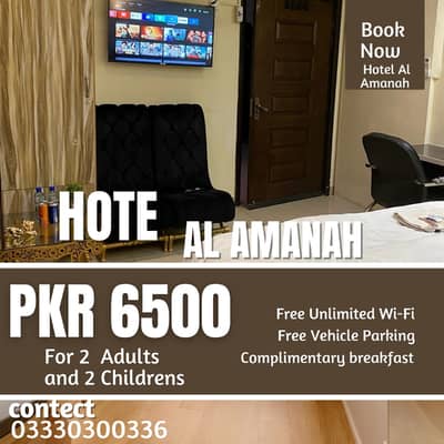 ONE BED TVL/KITCHEN AVAILABLE FOR RENT ON DAILY BASIS IN ISLAMABAD