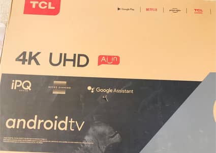 Almost New TCL 55"  4K UHD