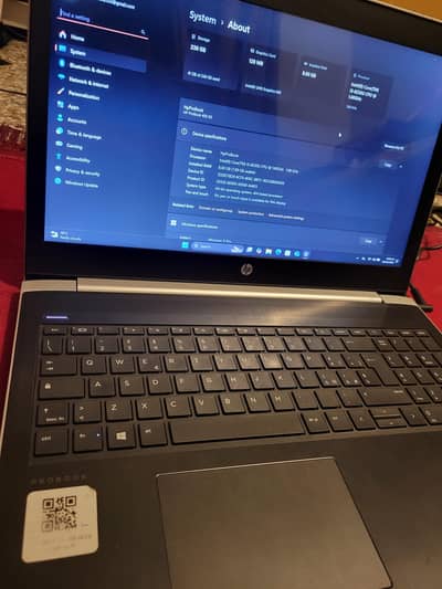 hp probook i5 8th gen graphic card fhd display