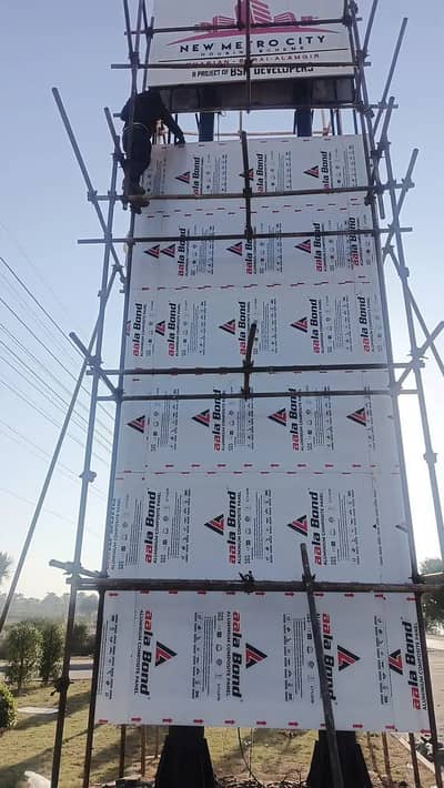 ACP Wall Cladding,Interior,Aloucbond,Elevation,Spider Glass,Signboards