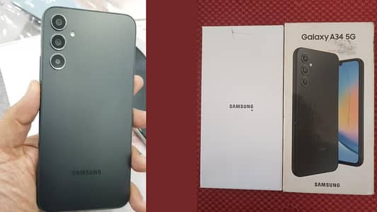 Samsung a34 5g Official PTA Approved _ 10/10 condition