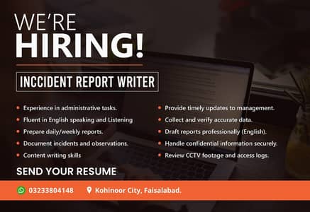Report writer/Administrator