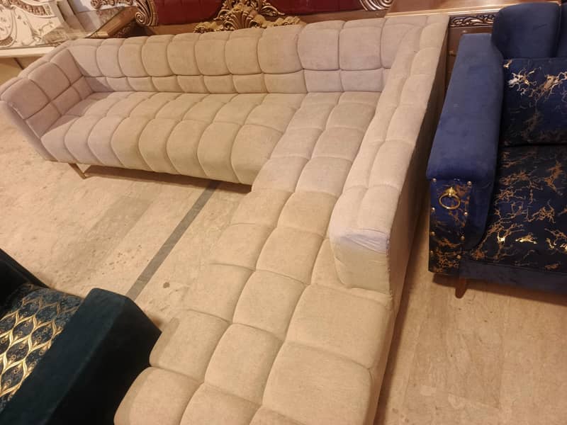 L shape sofa bubble 1