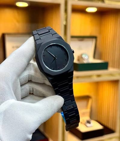 Black Arabic Aura Watch / Men's Watch