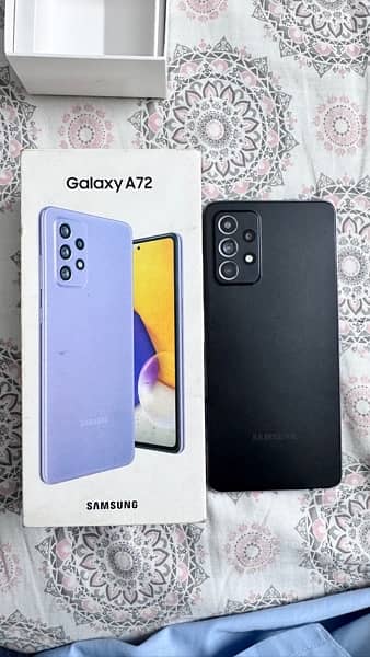 samsung A72 official PTA APPROVED Panel Changed 8/128 gb