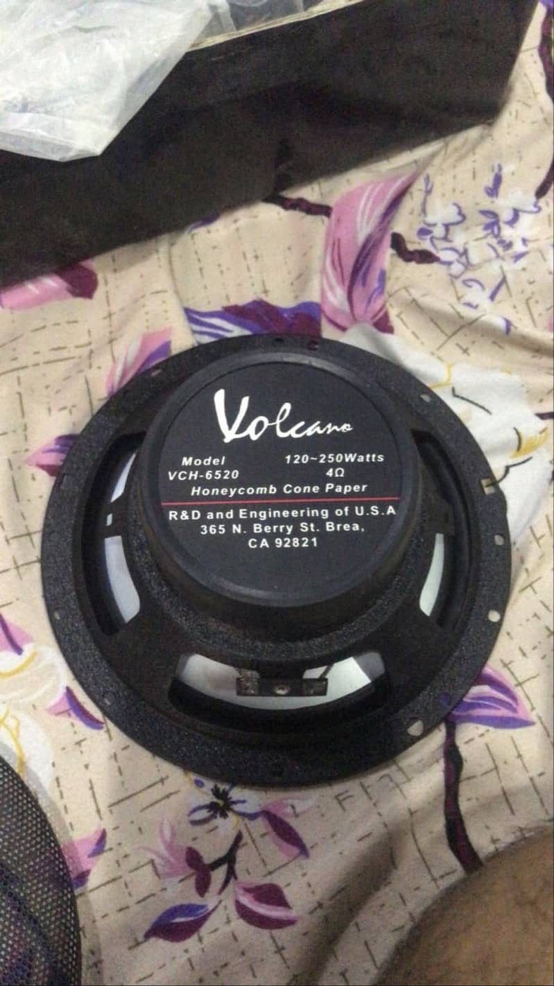 USA valcano components complete set speakers 5