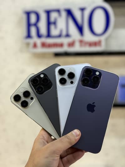 14 ProMax 256gb PTA Approved Kits Avl 10/10