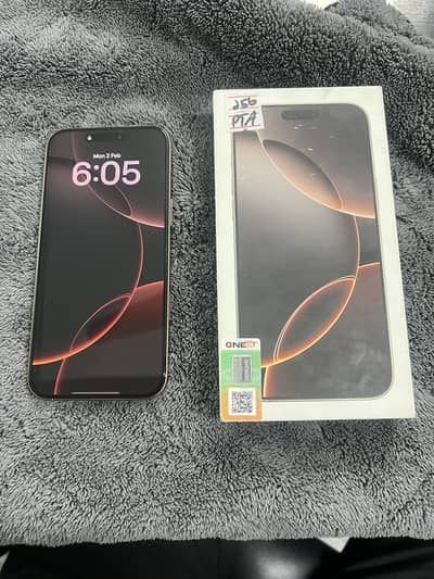 iPhone 16 Pro max  256GB  PTA Approved Genuine
