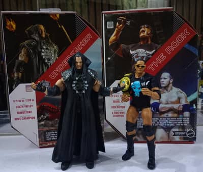 wwe ultimate edition figures Rock & Undertaker
