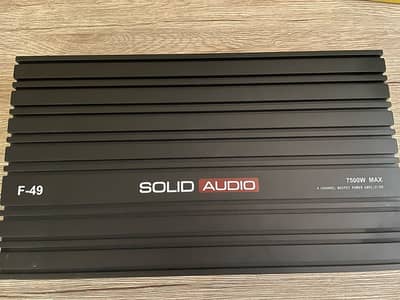 Solid Audio F-49 Amplifier 4Channel Max Power 7500W