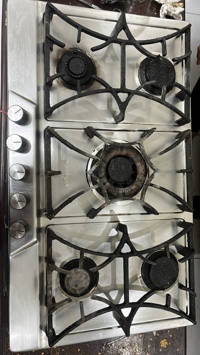 Nas gas stove 5 burner