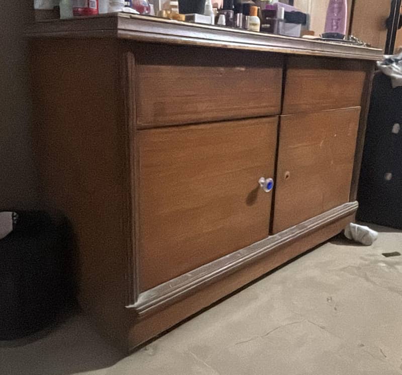 bed with dressing table 1