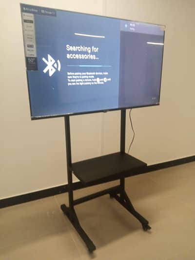 LCD tv led tv floor stand with wall mount for office home