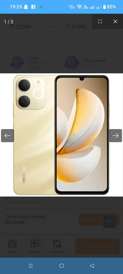 real me note 70  6 gb ram 128 gb rom