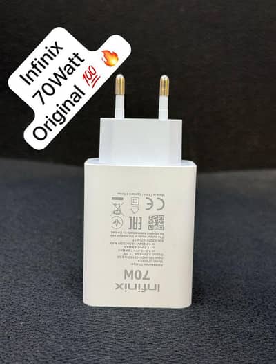 Infinix 70w original Charger