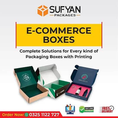 Carton, Pizza, Shoe & E-Commerce Boxes
