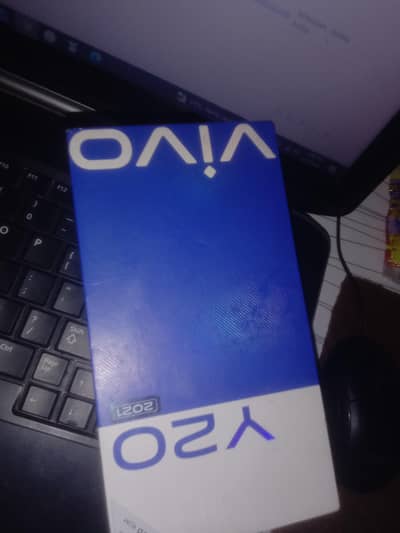 vivo y20 4/84 all ok with box thori c screen damage hai