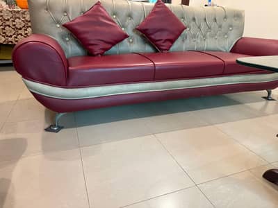 premium leather sofa  Condition 9/10