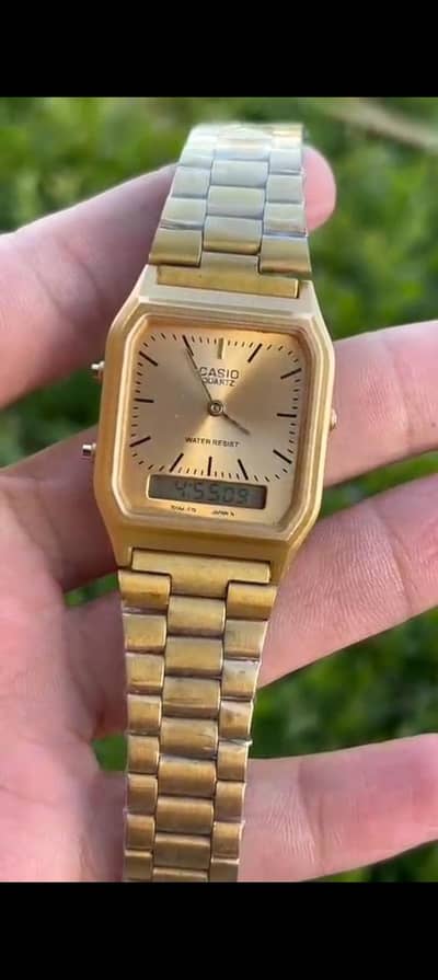 original Casio wach double time water resistance