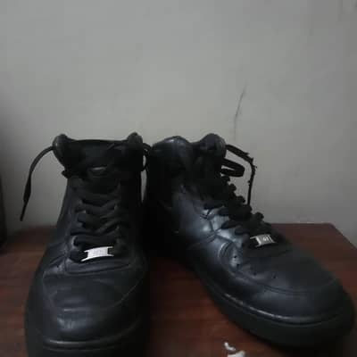 Airforce one all black high tops af1