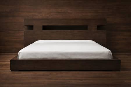 wooden bed matt polish